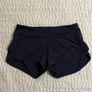 Dark blue lulu shorts